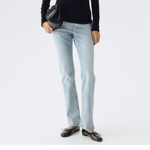 H&M Mama Slim Straight High Jeans